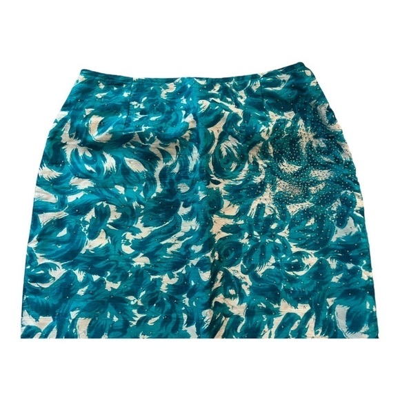 Anthropologie Silk Floral Maxi Skirt Size 2 - Picture 3 of 9